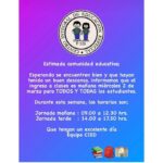 INFORMACIÓN INICIO DE CLASES 2022