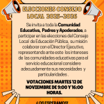 INVITACION A ELECCIONES DEL CONSEJO LOCAL